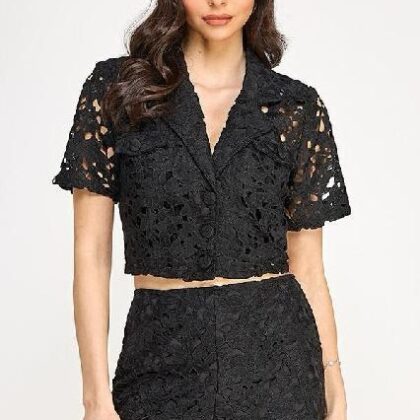 SET FLORAL , ENCAJE ´MILK &HONEY´