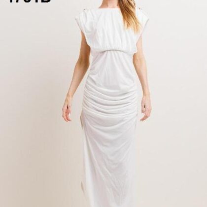 VESTIDO ESCOTE Y CADENA ESPALDA