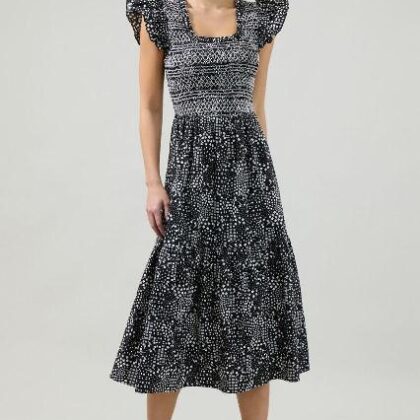 VESTIDO FIGURAS BLANCAS ´SUGARLIPS´