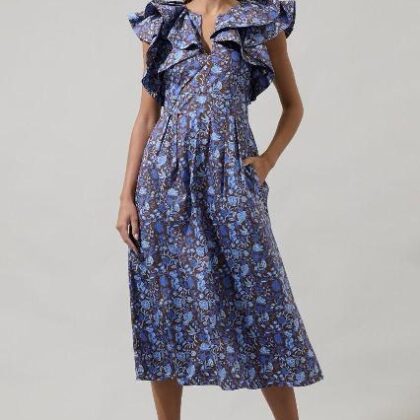 VESTIDO FLOREADO MNG RUMBERA