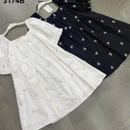 VESTIDO MOÑOS DORADOS ´NEW IN´