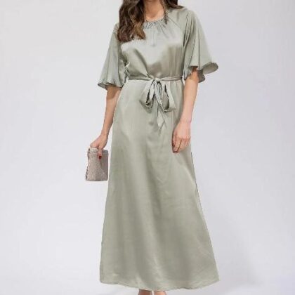 VESTIDO SATINADO MNG CAMPANA