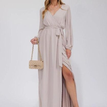 VESTIDO DE GALA, MNG LARGA ´R.S.V.P´