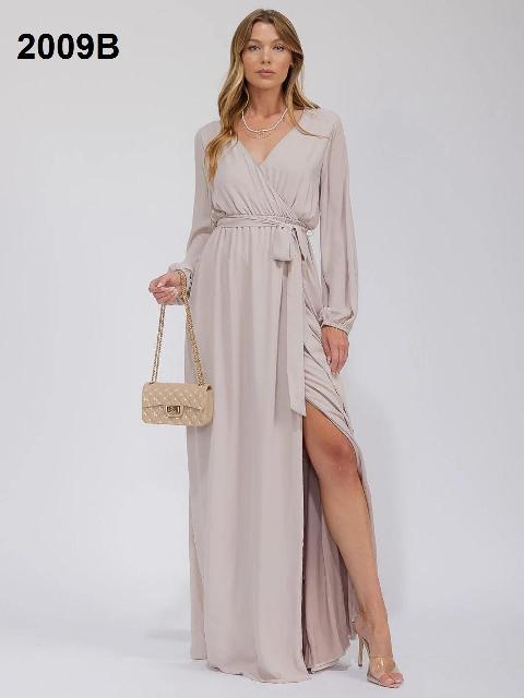 VESTIDO DE GALA, MNG LARGA ´R.S.V.P´