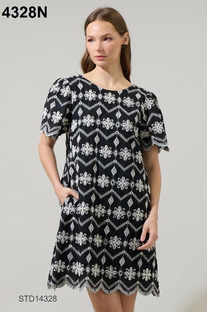 VESTIDO FLORES BORDADAS ´SUGARLIPS´