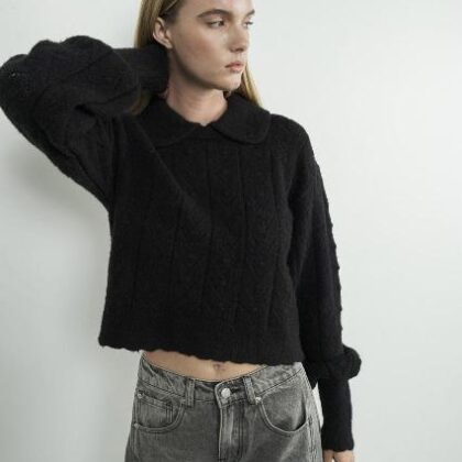 SUETER DE PUNTO CON CUELLO ´AARON & AMBER´