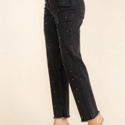 PANTALON CON BRILLOS