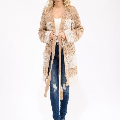 SUETER DE PUNTO ESTAMPADO BLANCO