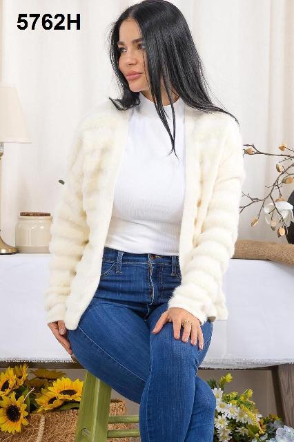 SUETER HUESO RAYAS CON PELUCHE, ABIERTO