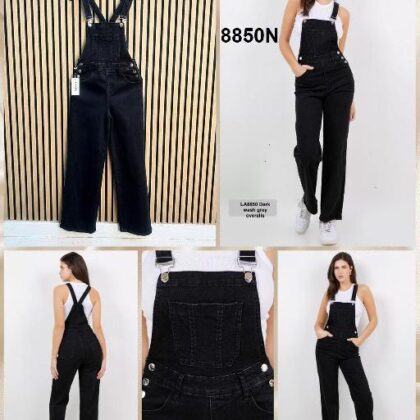 OVEROL DE MEZCLILLA BOLSA EN PECHO