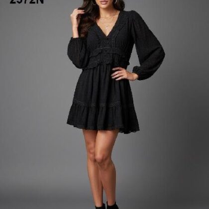 VESTIDO MULTIOLAN CON ENCAJE