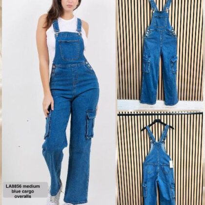 OVEROL DE MEZCLILLA TIPO CARGO