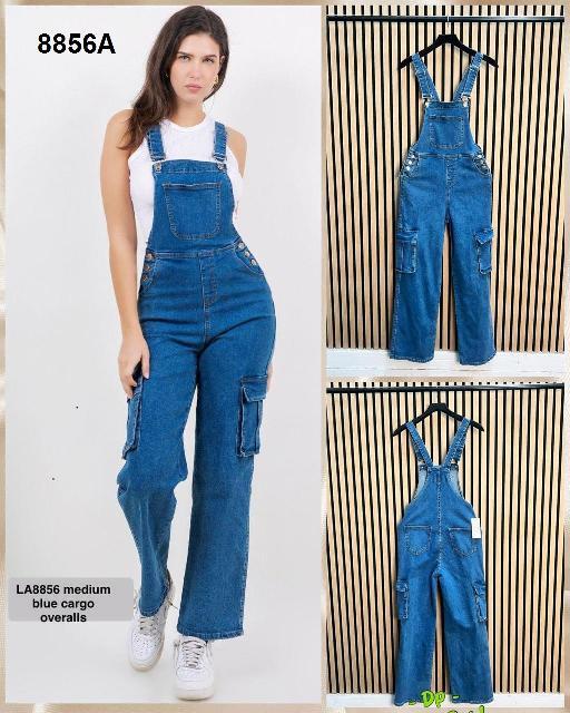 OVEROL DE MEZCLILLA TIPO CARGO