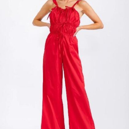 PALAZZO ROJO TIRANTES AJUSTABLES