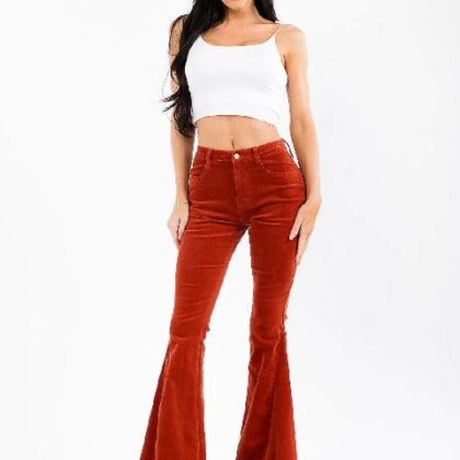 PANTALON LADILLO ACAMPANADO DE PANA