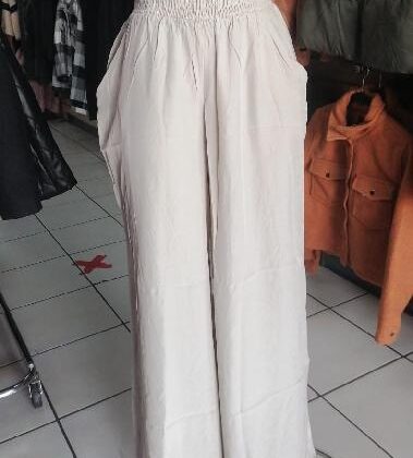 PANTALON OLIVO HOLGADO, RESORTE EN CINTURA