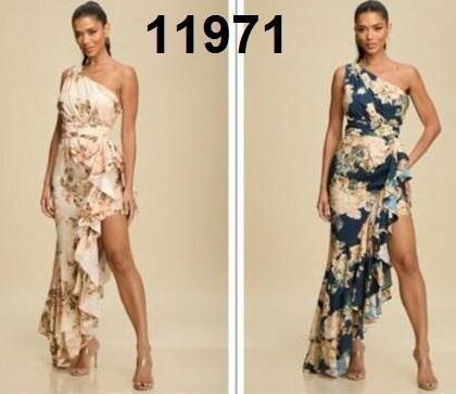 VESTIDO NAVY FLORAL LUXXEL