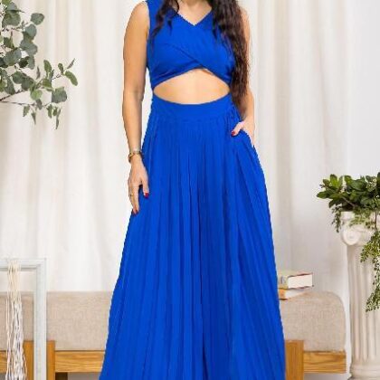 PALAZZO TABLEADO PECHO CRUZADO