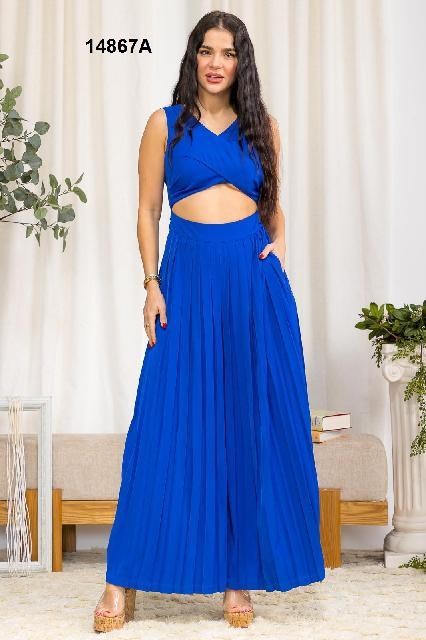 PALAZZO TABLEADO PECHO CRUZADO