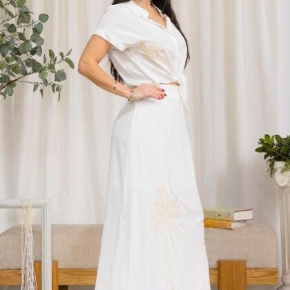 CONJUNTO FALDA BORDADO