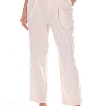 PANTALON DE MANTA CON CINTURON