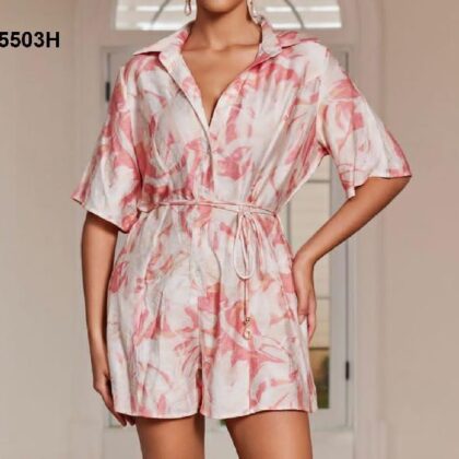 JUMPER HUESO DEGRADADO ROSA, ABOTONADO