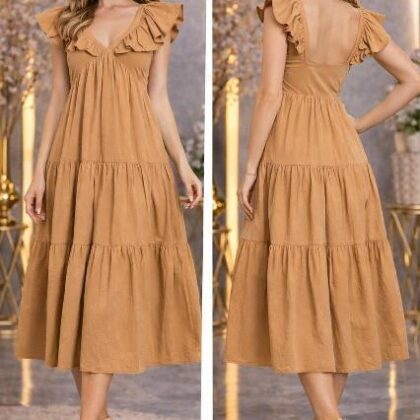 VESTIDO OLAN EN TIRANTE