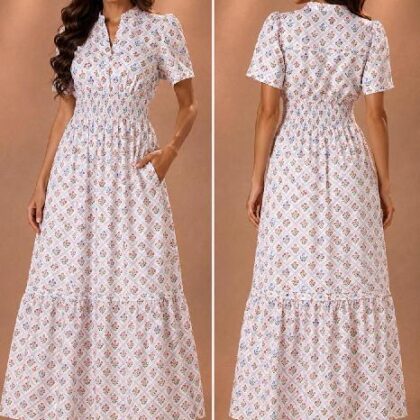 VESTIDO , RAMOS DE FLORES ´SUGARLIPS´