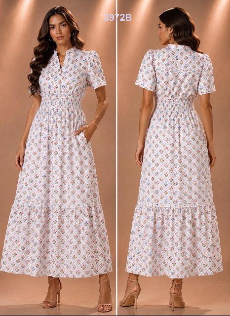 VESTIDO , RAMOS DE FLORES ´SUGARLIPS´